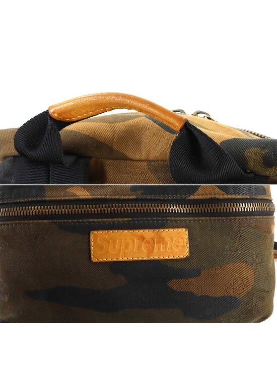 Louis Vuitton Supreme Apollo Backpack Canvas Camouflage Green main image 4